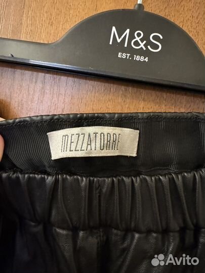 Брюки кожаные Mezzatorre