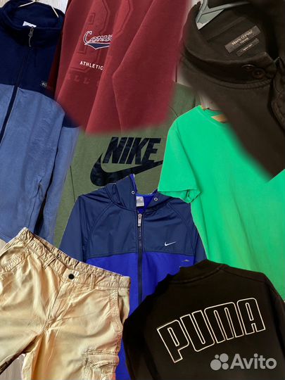 Брендовые вещи пакетом оригинал M/L