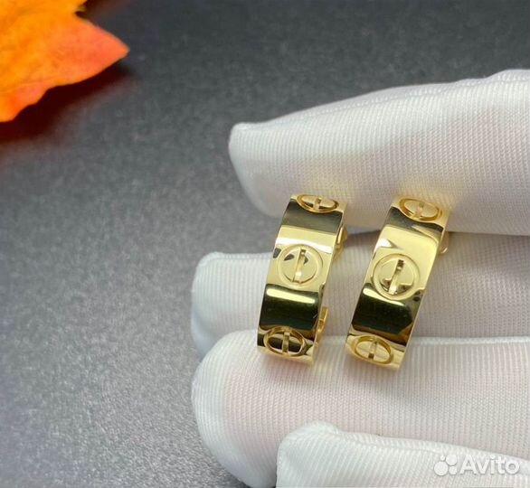 Cartier серьги Love