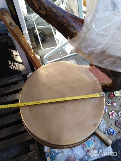 Таз под варенье.(Латунь). Поднос нержавейка