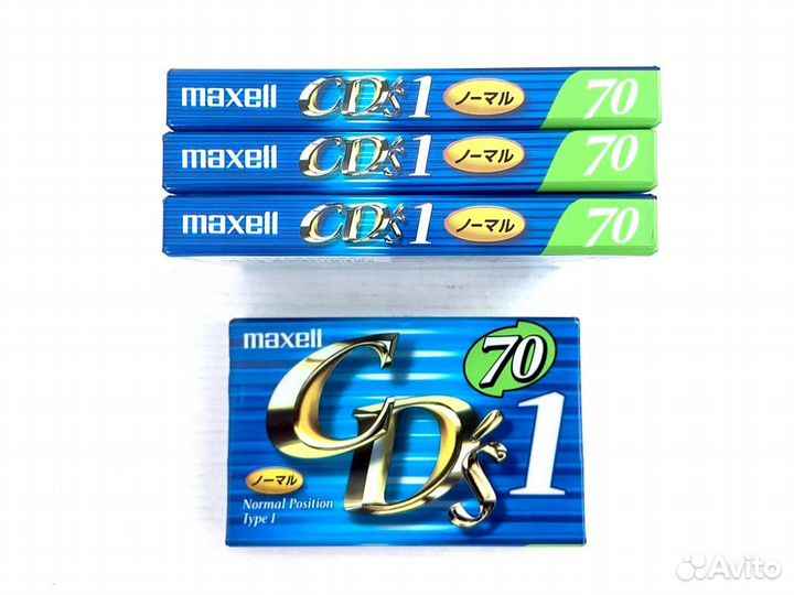 Аудиокассеты кассеты Maxell CD's I 70 - 1999 г