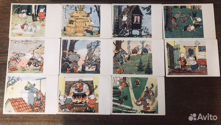 Наборы детских открыток СССР