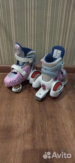 Роликовые коньки детские раздвижные 25-28