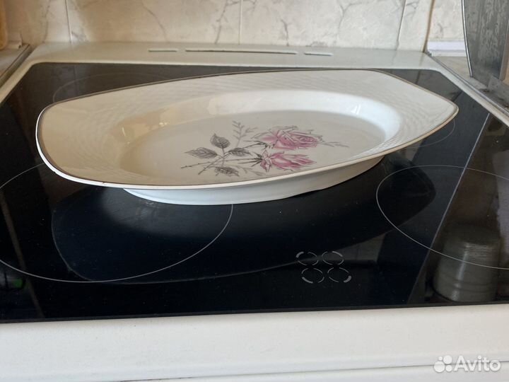 Тарелки, салатник, блюдо H&C 1930-50 годов