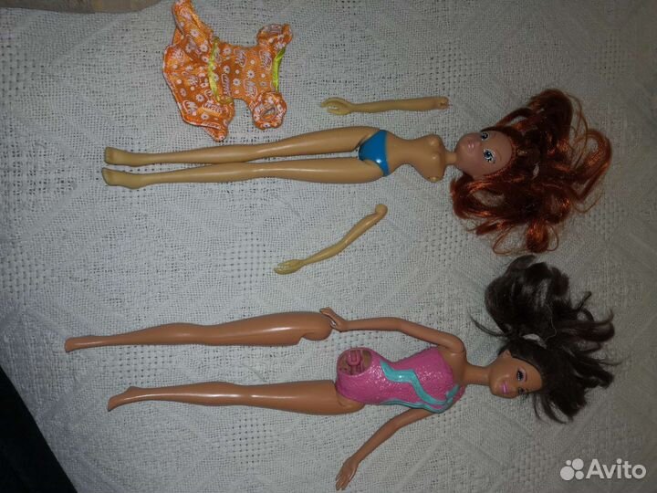 Куклы на запчасти Mattel и rainow