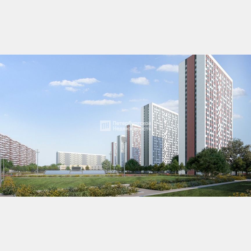 2-к. квартира, 61,7 м², 6/25 эт.