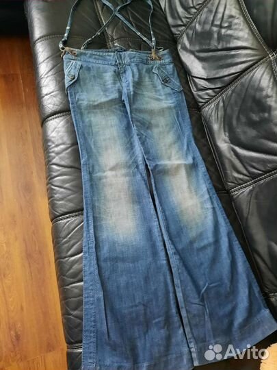 Джинсы-клёш подростковые 