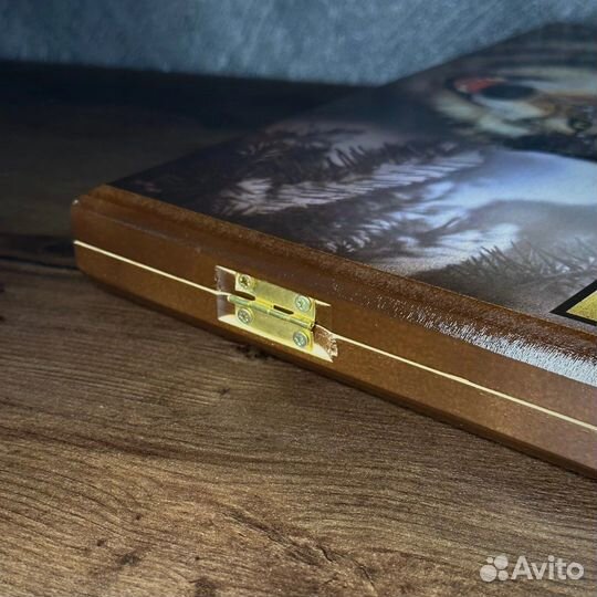 Подарочные нарды + шашки