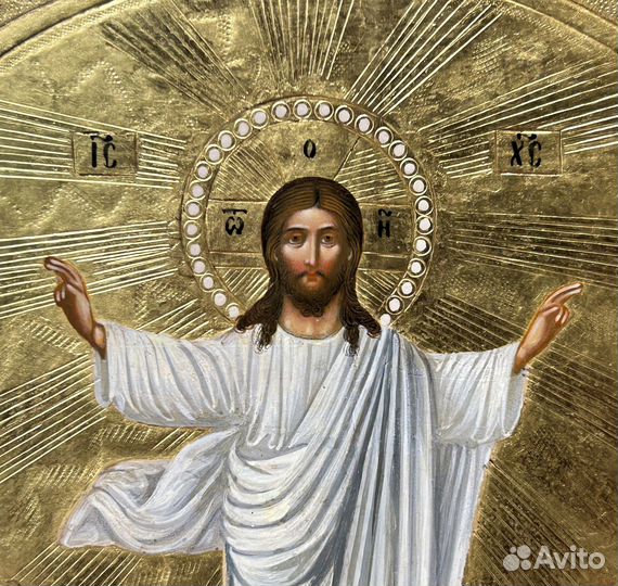 Икона Воскресение Христово Золото