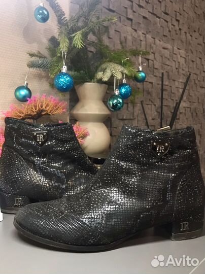 Ботильоны натуральная кожа 40 Renzoni Италия