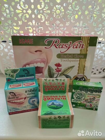 Тайские зубные пасты