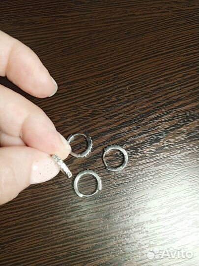 Серебряные серьги