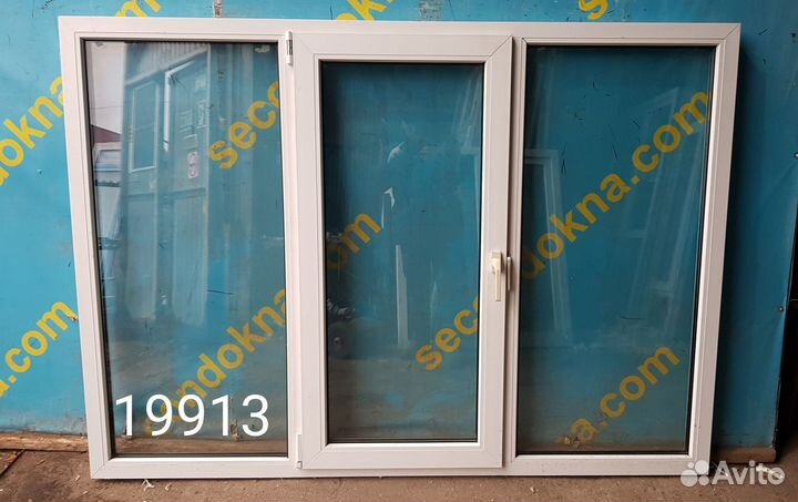 Пластиковое окно Б/У 1400(в)х1970(ш)