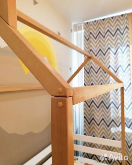 Кровать домик комбинированная 190х80