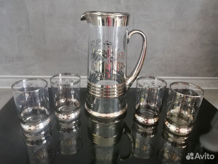 Кувшин со стаканами, графин СССР