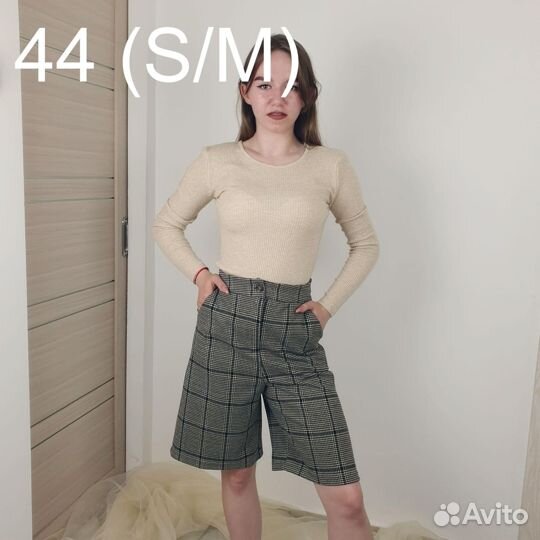 Теплые удлиненные шорты astella