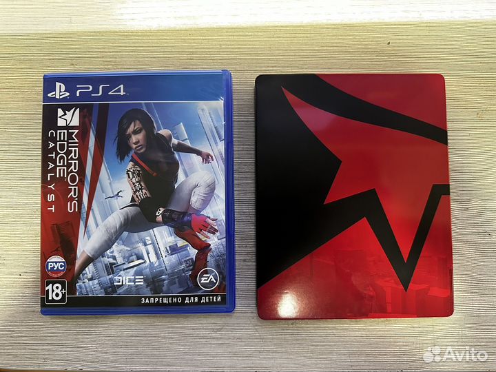 Mirrors edge Catalyst Steelbook ps4 без игры