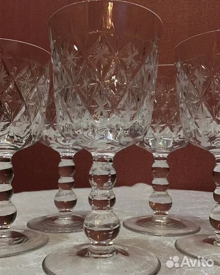 Рюмки гусь хрустальный 1970