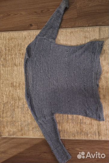 Вязаная прозрачная кофта