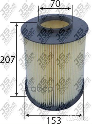 Фильтр воздушный A0457 JS Asakashi