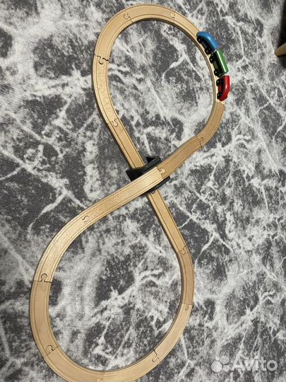 Железная дорога IKEA Б/У деревянная 800