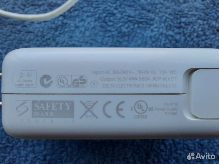 Зарядное для macbook 60w