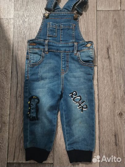 Джинсовый комбинезон 80