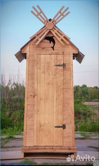 Дачный туалет с установкой BLU779