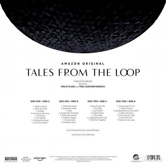 Tales From The Loop OST 2XLP винил музыка сериала