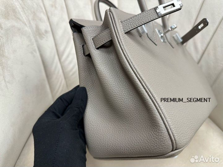 Сумка Hermes Birkin 25 Togo серая