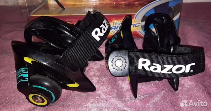 Ролики на обувь razor Jetts с искрами