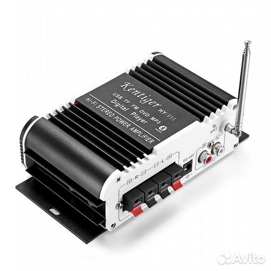 Усилитель звука (2х15Вт, USB, TF, FM, bluetooth)