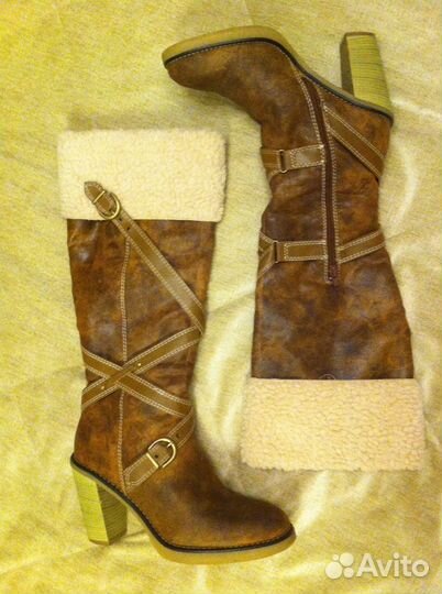 Сапоги еврозима р-р 38-39 Винтаж