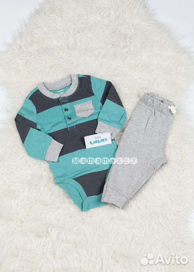 Carters комплект новый (6m,12m,18m)