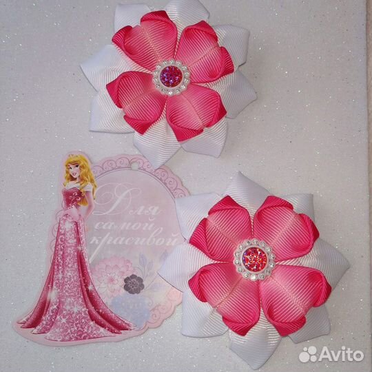 Бантики для девочек ручной работы