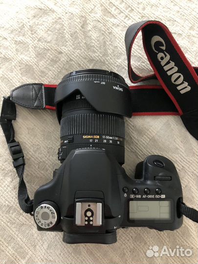 Canon 50d с объективом Sigma 17-50 и сумкой