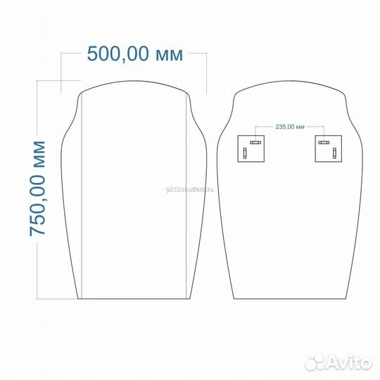 Зеркало Mixline Макс 500*750 (550047)