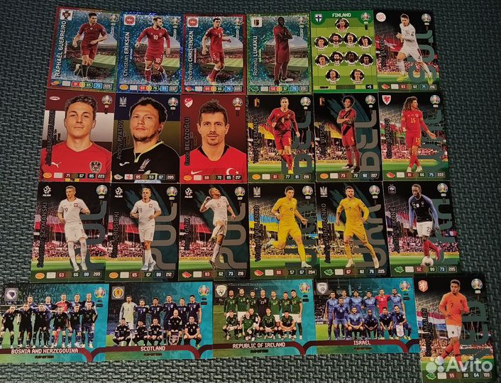 Карточки Adrenalyn XL panini euro 2020