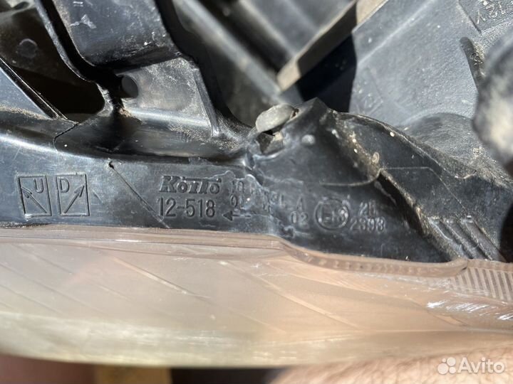 Фара правая передняя toyota corolla e140,e150