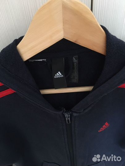 Олимпийка adidas синего цвета рост 152