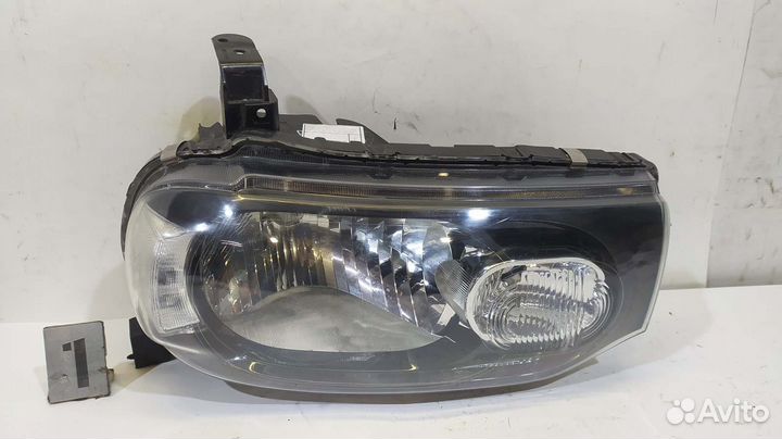 Фара nissan P8190 R cube Z12 09- черн слом. крепл