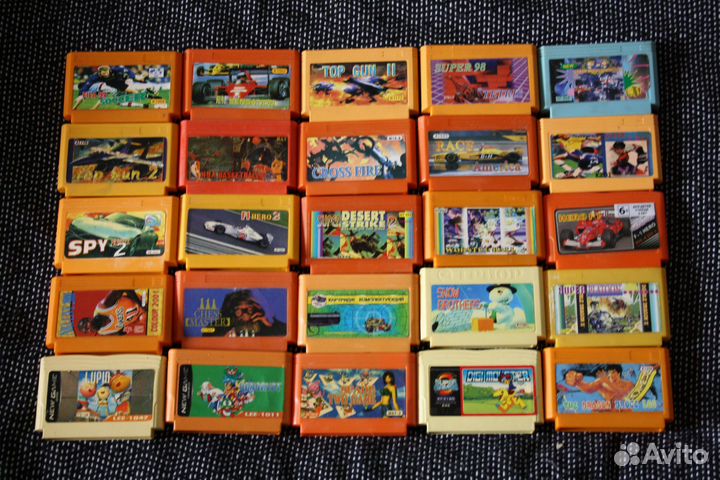 Картриджи для Dendy 8 bit