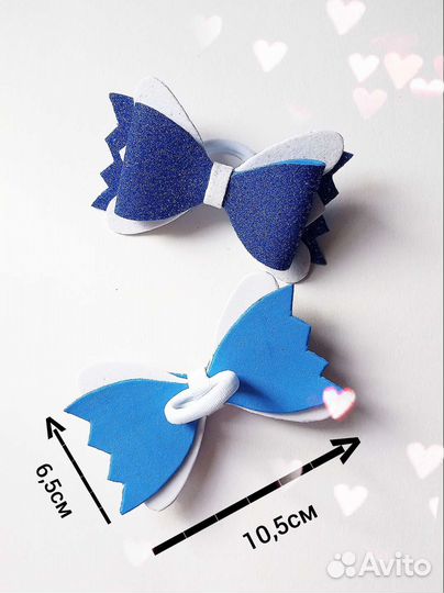 Школьные бантики на резиночках