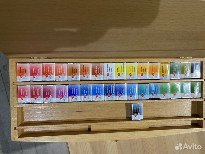 Акварельные краски Невская палитра 33 цвета