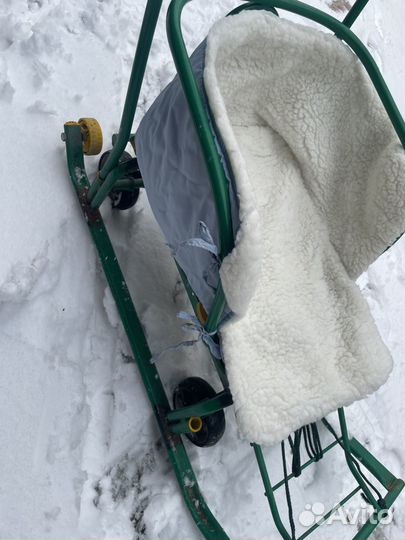 Санки на колесах