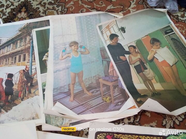 Детские плакаты СССР много