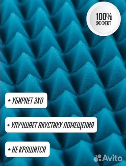 Акустический поролон пирамида