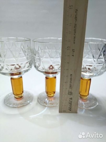 Рюмка факел хрусталь СССР