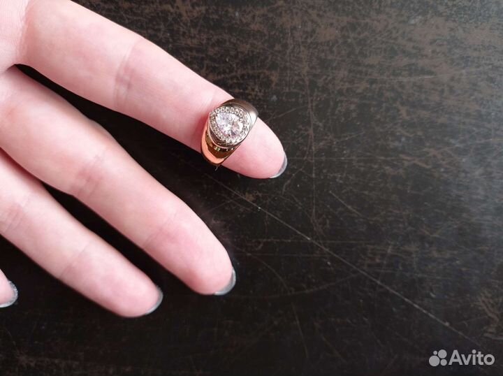 Серебряное кольцо 16 размер