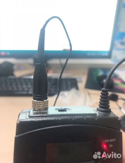 Петличный микрофон для sennheiser ew100 g2,g3, g4